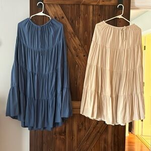 Lot of two boho style Aerie skirts